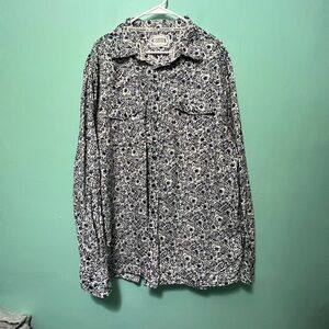 Cowboy hardware size XXL western longsleeved button up shirt